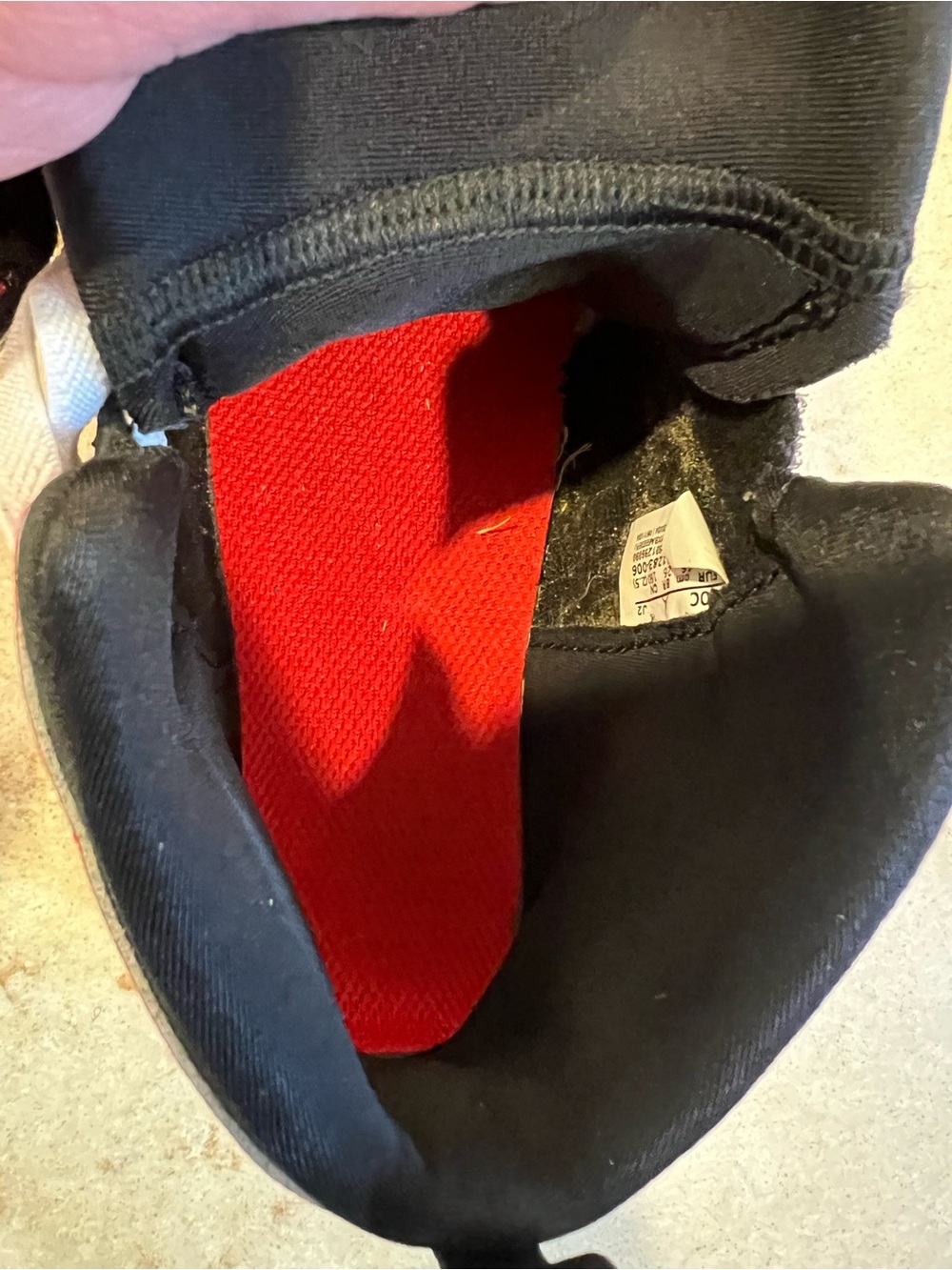 Air Jordan 1 Toddler Size 9.5 Mid RM EasyOn TD Black/Red/White - Picture 16 of 16